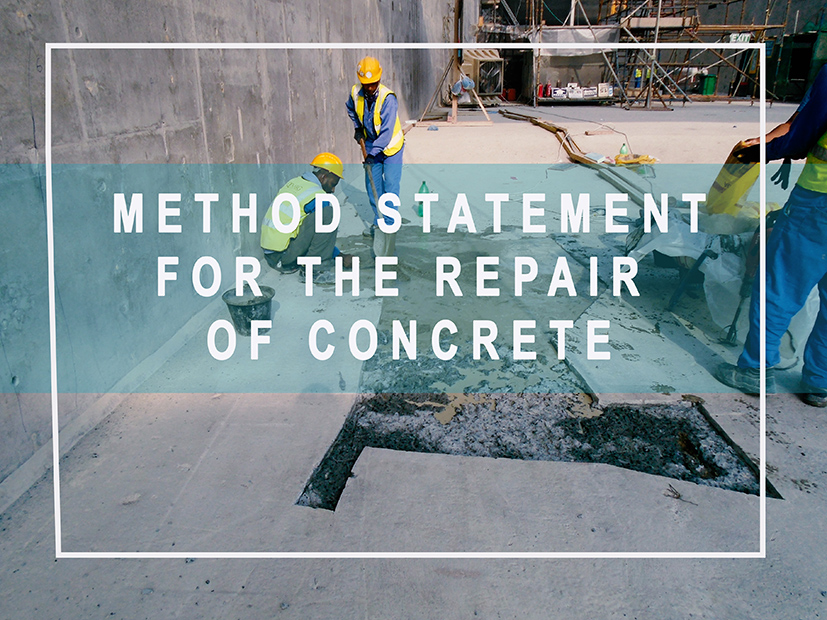 Method Statement For The Repair Of Concrete - Welcome