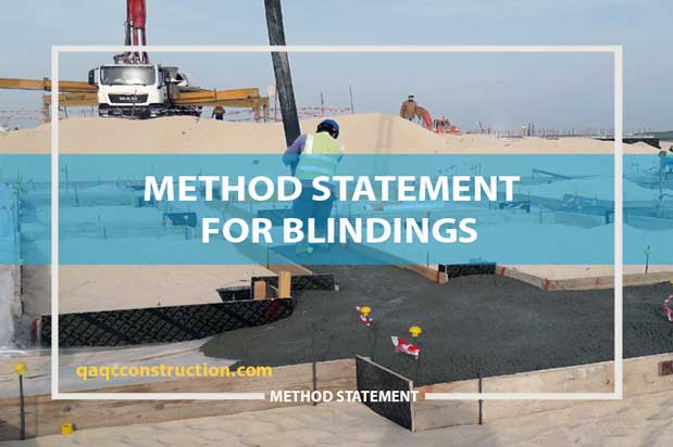 Method Statement for Blinding (Lean Concrete Works)