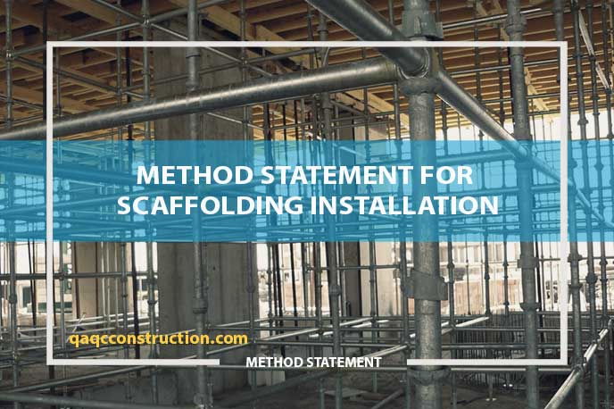 Method Statement For Scaffolding Installation 7595