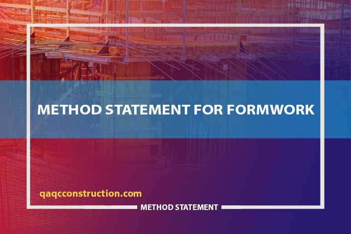 Method Statement For Formwork Installation | Concrete Shutter